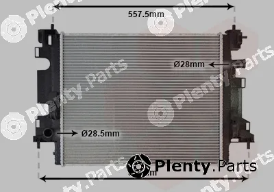 Van Wezel 43012703 — Radiator, engine cooling