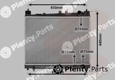 Van Wezel 53002258 — Radiator, engine cooling