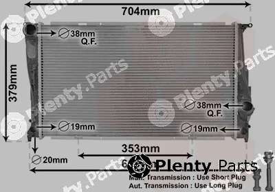 Van Wezel 06002542 — Radiator, engine cooling *** IR PLUS ***