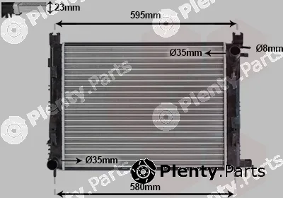 Van Wezel 15012007 — Radiator, engine cooling