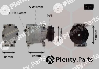 Van Wezel 1700K090 — Compressor, air conditioning
