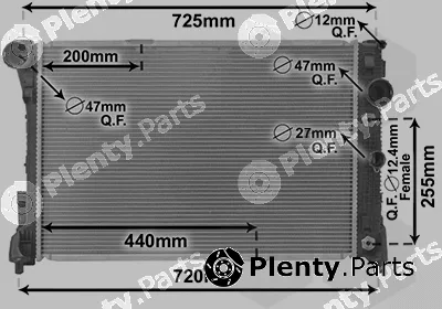 Van Wezel 30002546 — Radiator, engine cooling