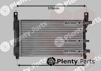 Van Wezel 18002117 — Radiator, engine cooling