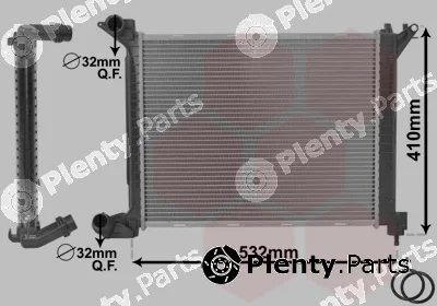 Van Wezel 06002263 — Radiator, engine cooling *** IR PLUS ***