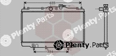 Van Wezel 25002070 — Radiator, engine cooling