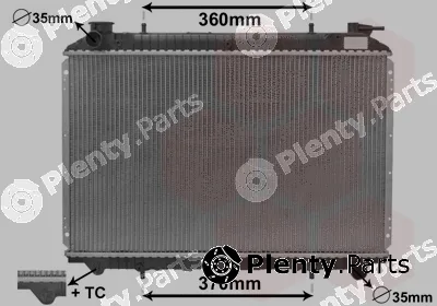Van Wezel 13002155 — Radiator, engine cooling *** IR PLUS ***