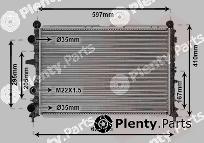 Van Wezel 17002096 — Radiator, engine cooling