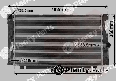Van Wezel 06002700 — Radiator, engine cooling