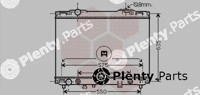 Van Wezel 83002175 — Radiator, engine cooling