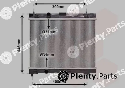 Van Wezel 53002357 — Radiator, engine cooling
