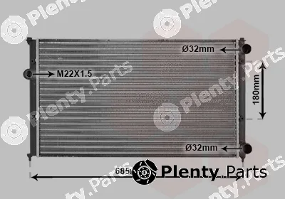 Van Wezel 58002116 — Radiator, engine cooling