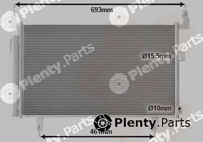 Van Wezel 51015704 — Condenser, air conditioning