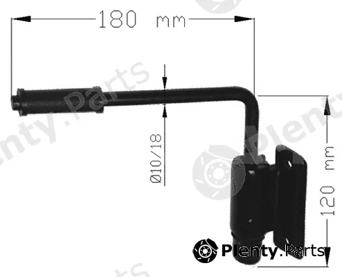 Alkar 9403011 — Holder, exterior mirror