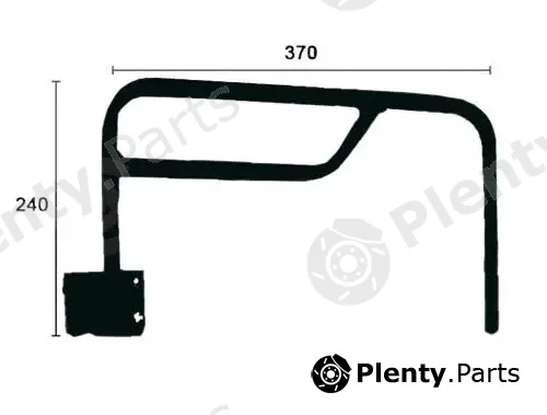 Alkar 9403010 — Holder, exterior mirror