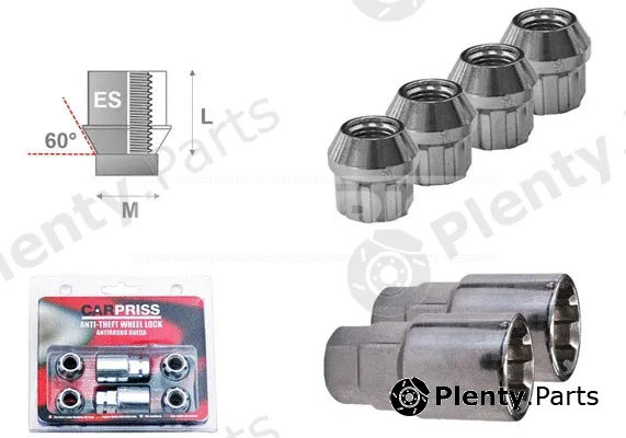 Carpriss 70520515 — Wheel Nut