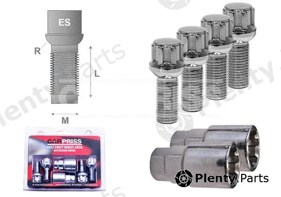 Carpriss 70520513 — Wheel Bolt