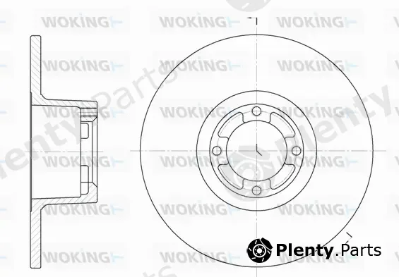 Woking D61219.00 — Brake Disc
