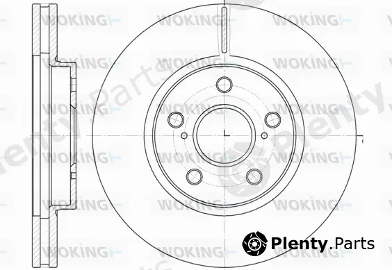 Woking D6862.10 — Brake Disc