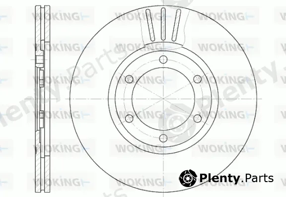 Woking D6413.10 — Brake Disc