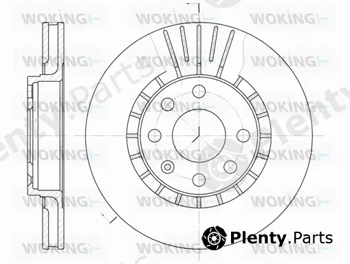 Woking D6178.10 — Brake Disc