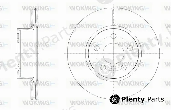 Woking D62554.10 — Brake Disc