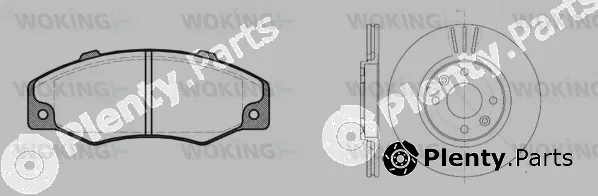 Woking 83203.01 — Brake Kit, disc brake