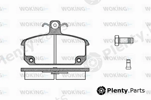 Woking P0043.02 — Brake Pad Set, disc brake