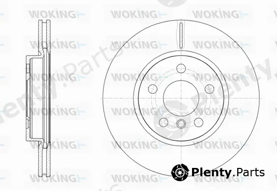 Woking D61545.10 — Brake Disc