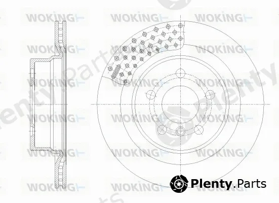 Woking D62551.10 — Brake Disc