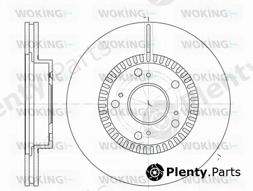 Woking D6962.10 — Brake Disc