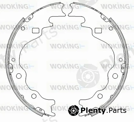 Woking Z4497.00 — Brake Shoe