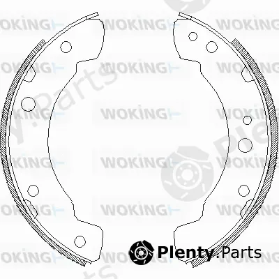 Woking Z4211.00 — Brake Shoe