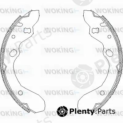 Woking Z4643.00 — Brake Shoe
