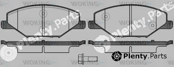 Woking P14533.00 — Brake Pad Set, disc brake