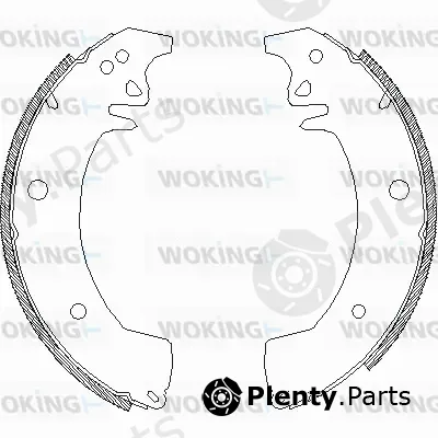 Woking Z4078.02 — Brake Shoe