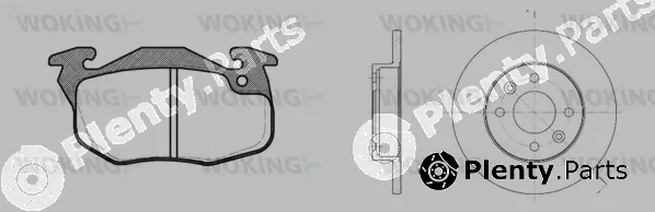 Woking 80923.01 — Brake Kit, disc brake