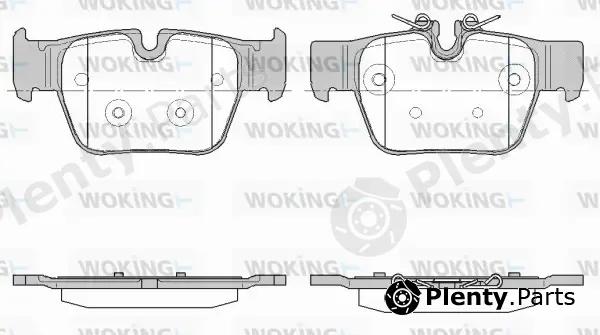 Woking P19683.00 — Brake Pad Set, disc brake
