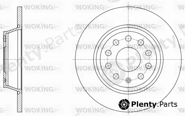 Woking D61646.00 — Brake Disc