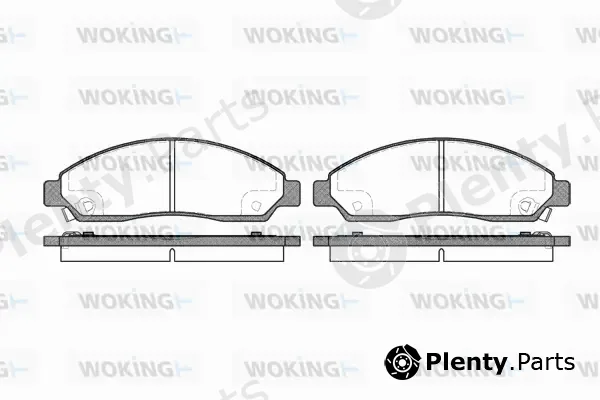 Woking P11983.14 — Brake Pad Set, disc brake