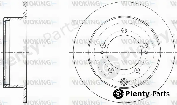 Woking D6903.00 — Brake Disc
