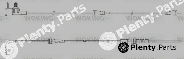 Woking 001171 — Warning Contact, brake pad wear