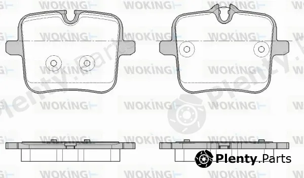 Woking P18543.00 — Brake Pad Set, disc brake