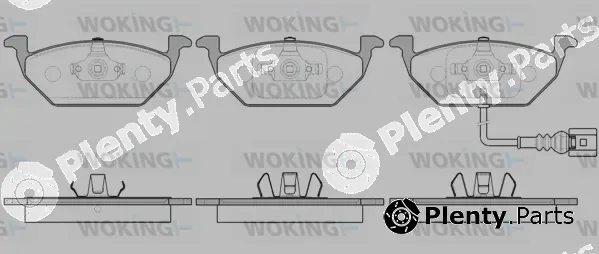 Woking P7333.41 — Brake Pad Set, disc brake