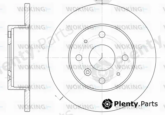 Woking D6363.00 — Brake Disc