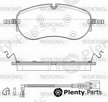 Woking P18623.01 — Brake Pad Set, disc brake