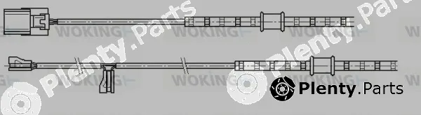 Woking 001207 — Warning Contact, brake pad wear