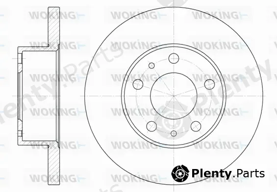 Woking D6473.00 — Brake Disc