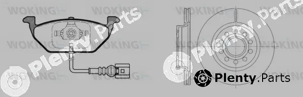 Woking 87333.05 — Brake Kit, disc brake