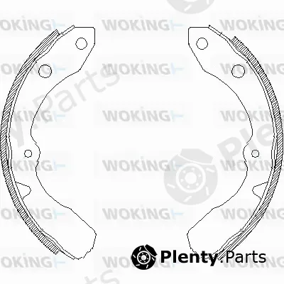 Woking Z4359.00 — Brake Shoe