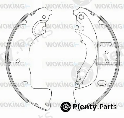 Woking Z4539.00 — Brake Shoe